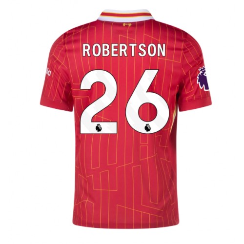 Fotballdrakt Herre Liverpool Andrew Robertson #26 Hjemmedrakt 2024-25 Kortermet